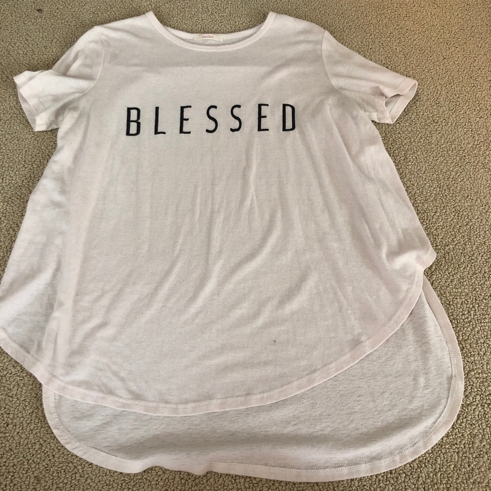Slit side Blessed tee